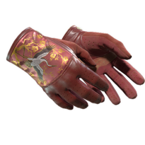 ★ Driver Gloves | Brocade Crane (Well-Worn)