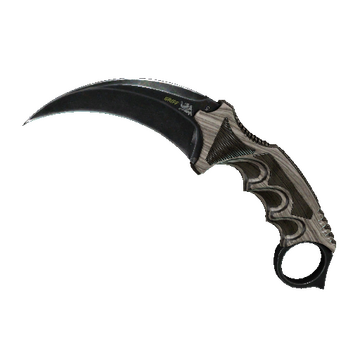 ★ Karambit | Black Laminate (Well-Worn)
