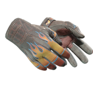 ★ Sport Gloves | Blaze (Well-Worn)