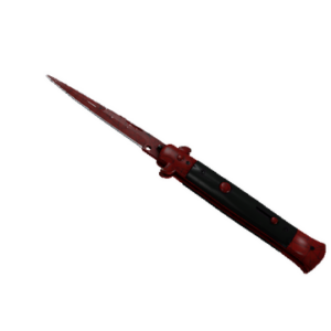 ★ StatTrak™ Stiletto Knife | Crimson Web (Field-Tested)