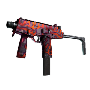 MP9 | Ruby Poison Dart (Minimal Wear)