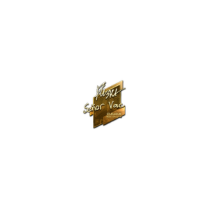 Sticker | flusha (Gold) | Boston 2018