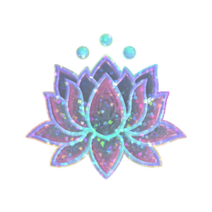 Sticker | Lotus (Glitter)