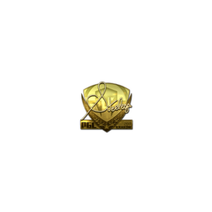 Sticker | steel (Gold) | Krakow 2017